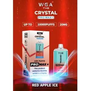 Red Apple Ice by WGA Crystal Pro Max Plus 10000 Disposable Vape